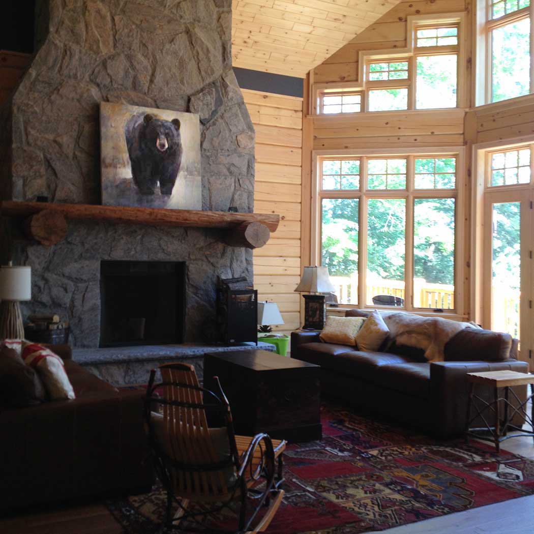 Bear over Fireplace